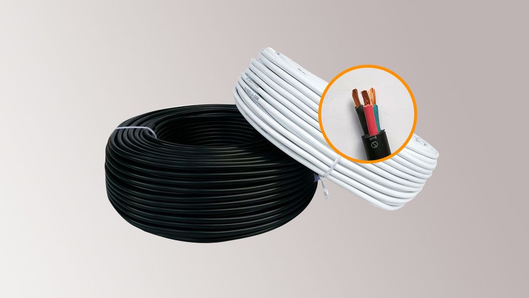 Deep well submersible pump cable